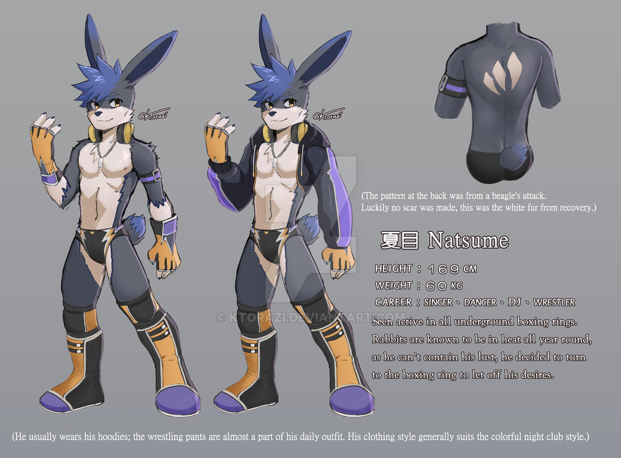 Blue Rabbit Fursona My Rabbit Fursona by KTorazi on DeviantArt
