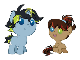 Miles and Scout - Brand New Foals! by Chasm03