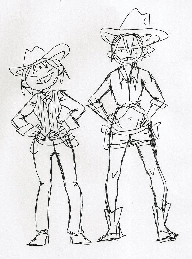 Cowboy AU: SasuSaku