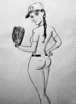 Baseball Manga Girl