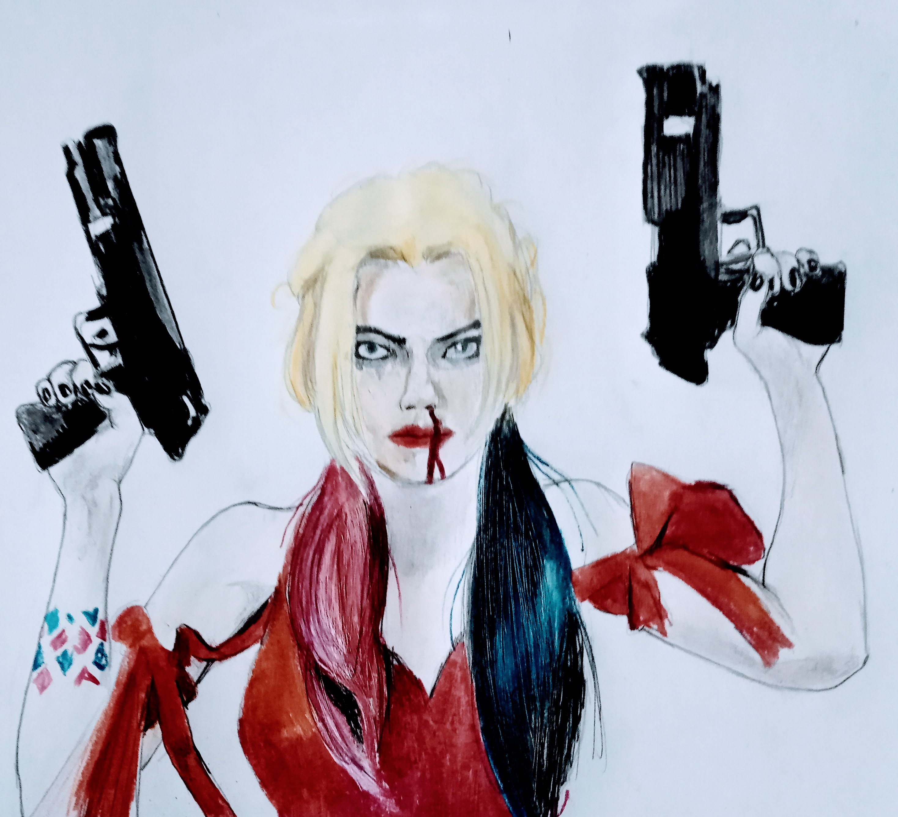 Margot Robbie as Harley Quinn in Suicid Squad 2 by njgp on DeviantArt