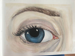 Acrylic Eye Study  