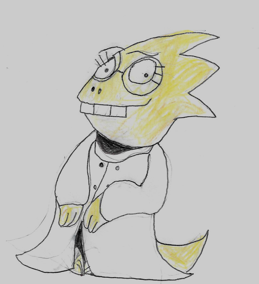 Daily drawing 44 Dr. Alphys by Crysta-Lynx on DeviantArt
