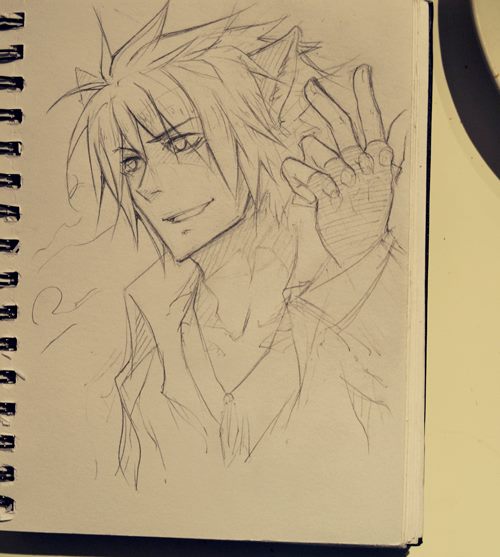 Another random guy sketch by Laovaan on DeviantArt
