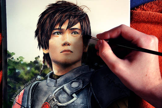 Painting Liui Aquino as Hiccup