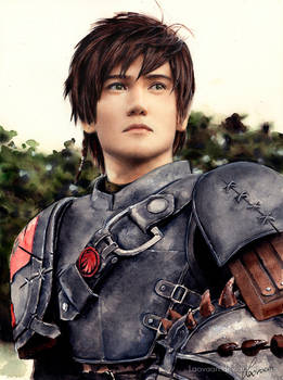 Painting Liui Aquino as Hiccup - Scan