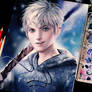 Jack Frost by Sakimichan in Watercolor + Video
