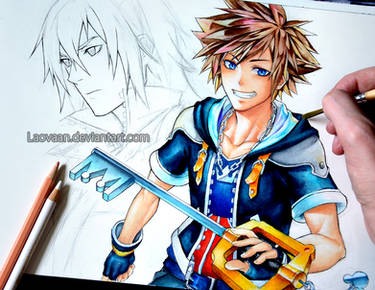 Kingdom Hearts II - Sora and Riku (WIP)