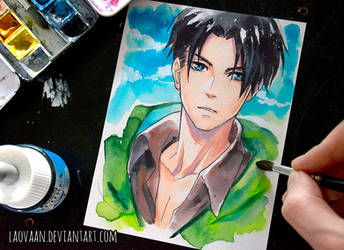 Levi - Attack on Titan by Laovaan