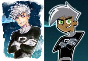 Danny Phantom - Cartoon vs. Anime