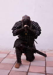 Brigantine warrior praying