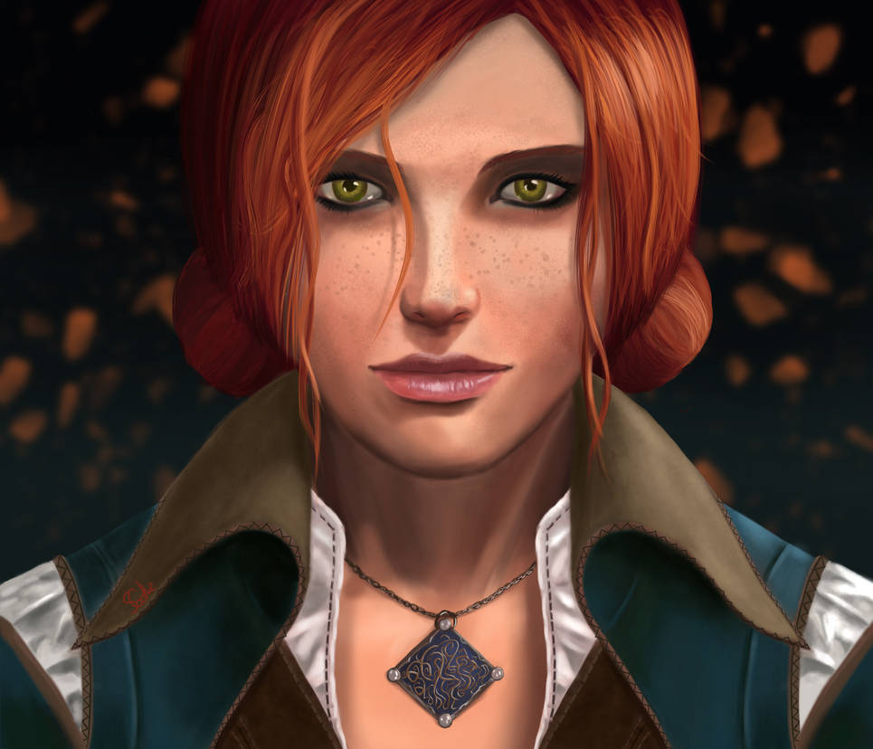 Triss Portrait by Ynterpics