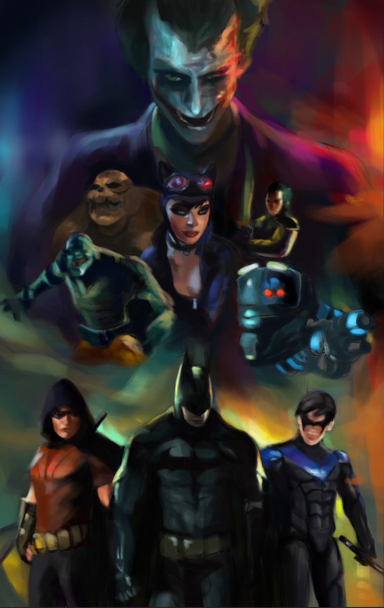 Batman Arkham Knight Poster (WIP) by Elleon12 on DeviantArt