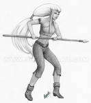 Female Drow by siffert