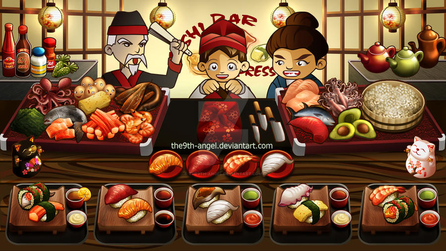Sushi set pack! MMD download by Hack-Girl on DeviantArt