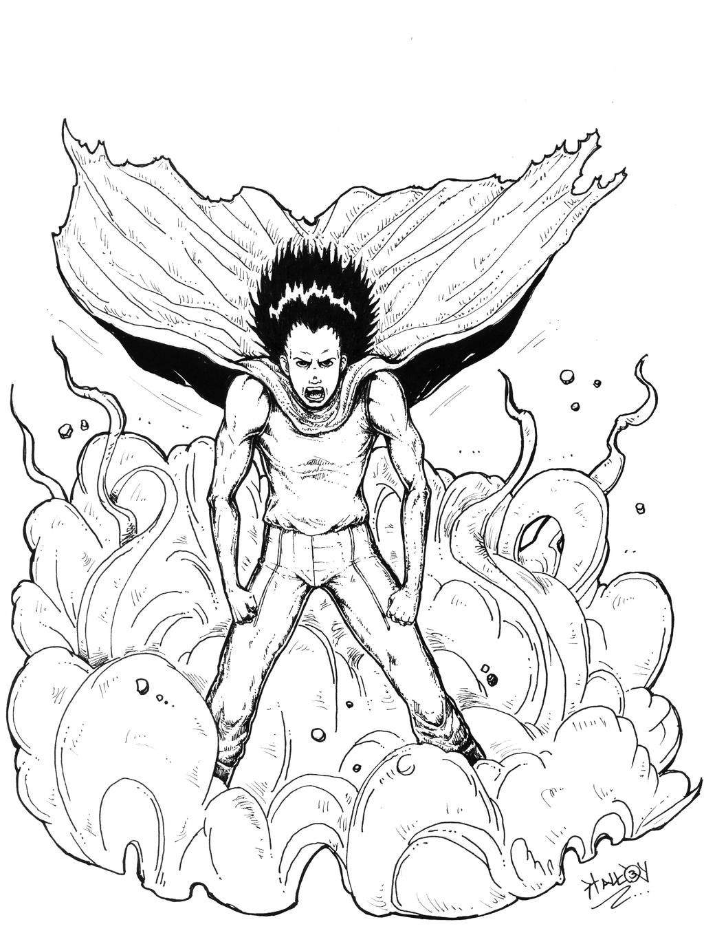 tetsuo akira by halleymurray on DeviantArt