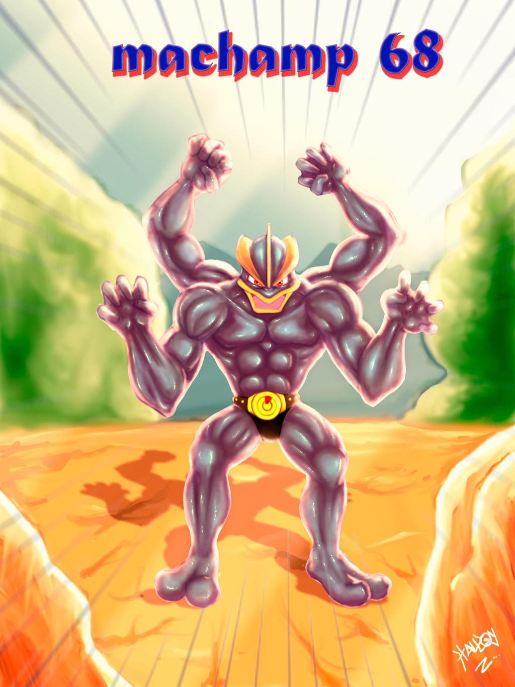 Machamp by halleymurray on DeviantArt