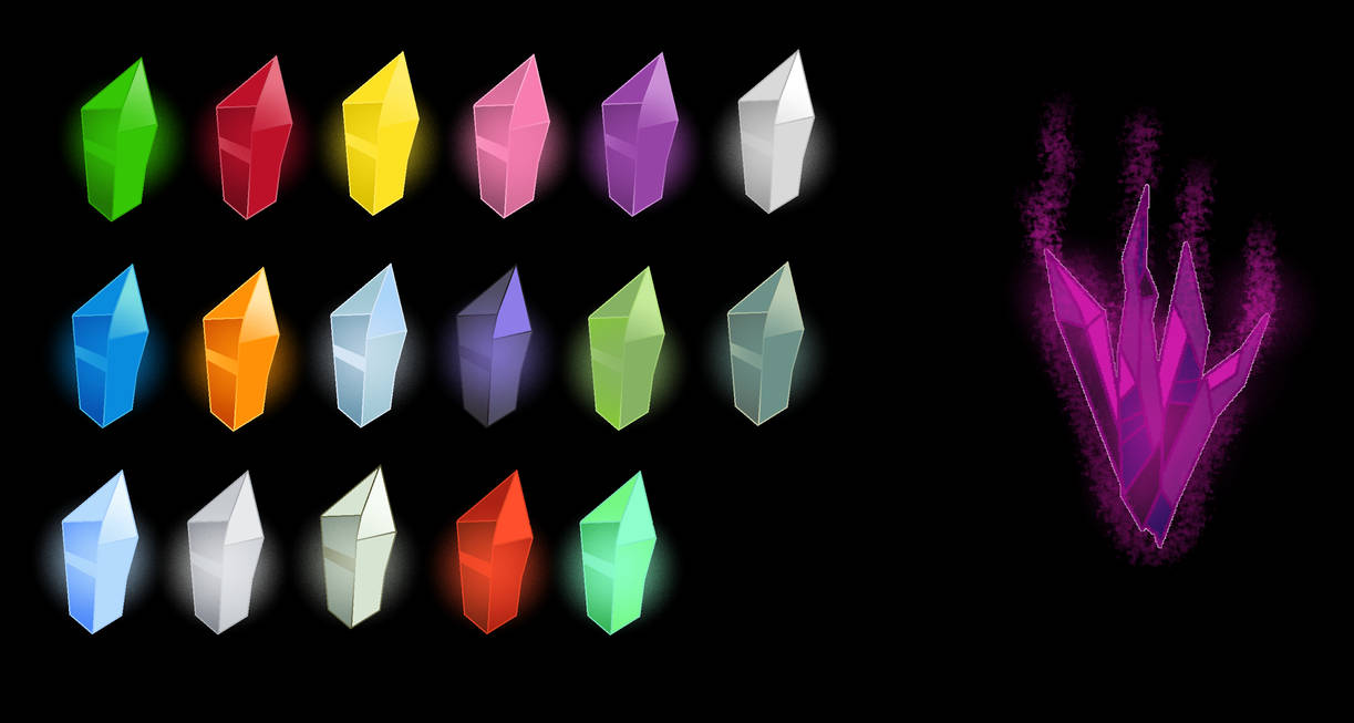 Every Types of Kryptonites by Jamartone on DeviantArt