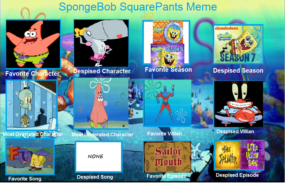 SpongeBob SquarePants Meme by FAS1997