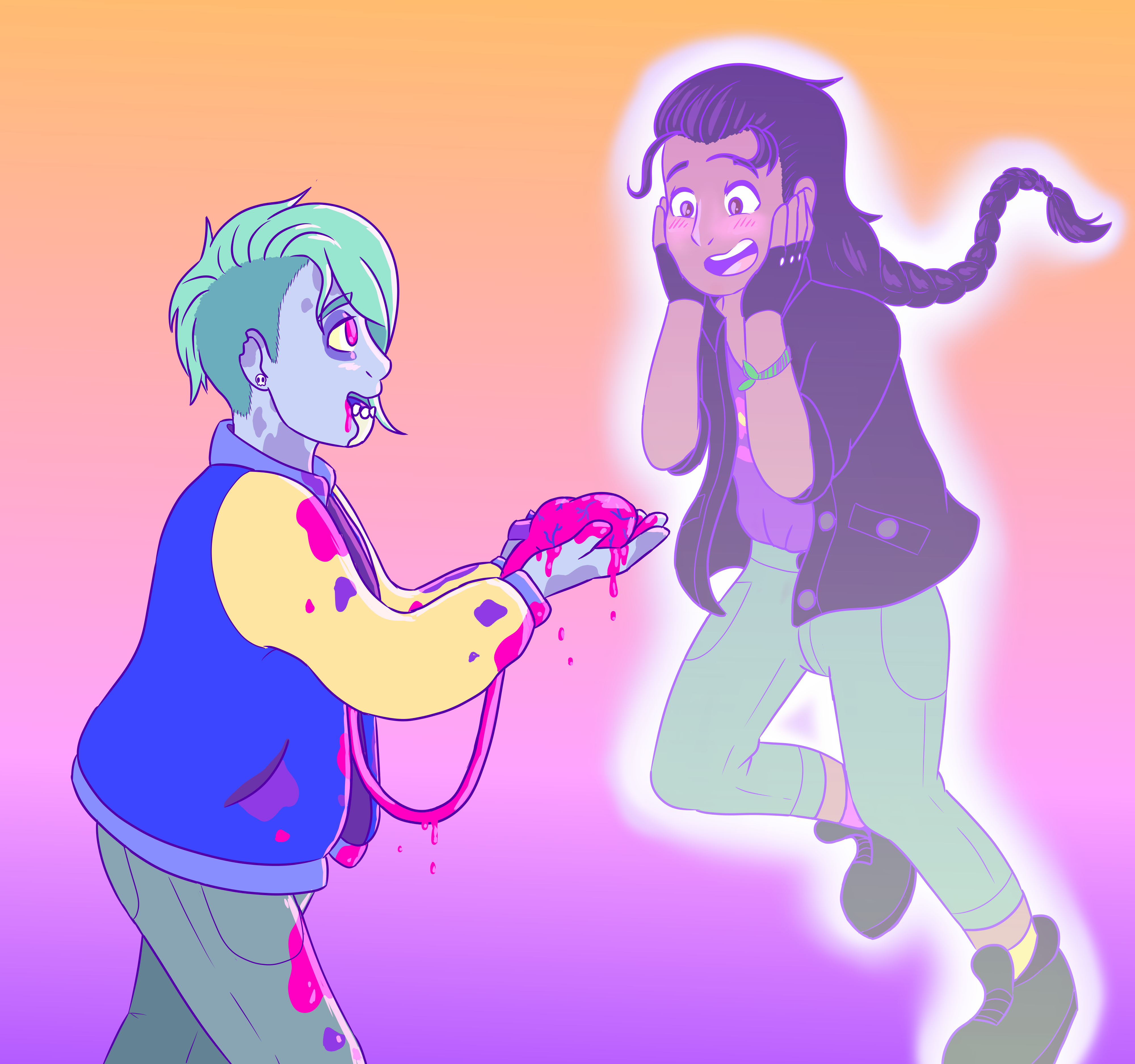 Deviantart Vendant Zombie Zombie and ghost by NeutronPuppy on DeviantArt