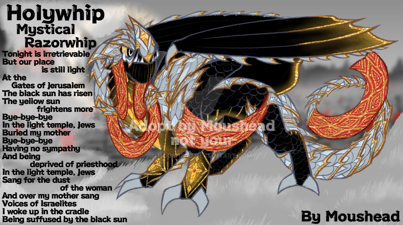 Mystical Razorwhip|HTTYD Adopt by Moushead on DeviantArt