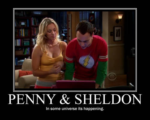 Penny and Sheldon