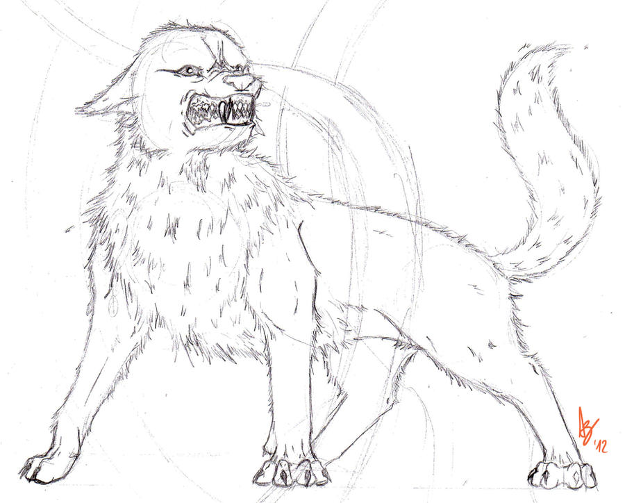 Chained Fenrir - sketch