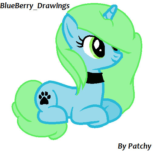 Mlp Art Trade BlueBerry Drawings by YummyGummy13 on DeviantArt
