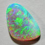 Solid Black Crystal Opal 2