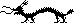[ Pixel ] Silhouette Asian Dragon 1 Right - F2U