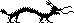 [ Pixel ] Silhouette Asian Dragon 1 Left - F2U