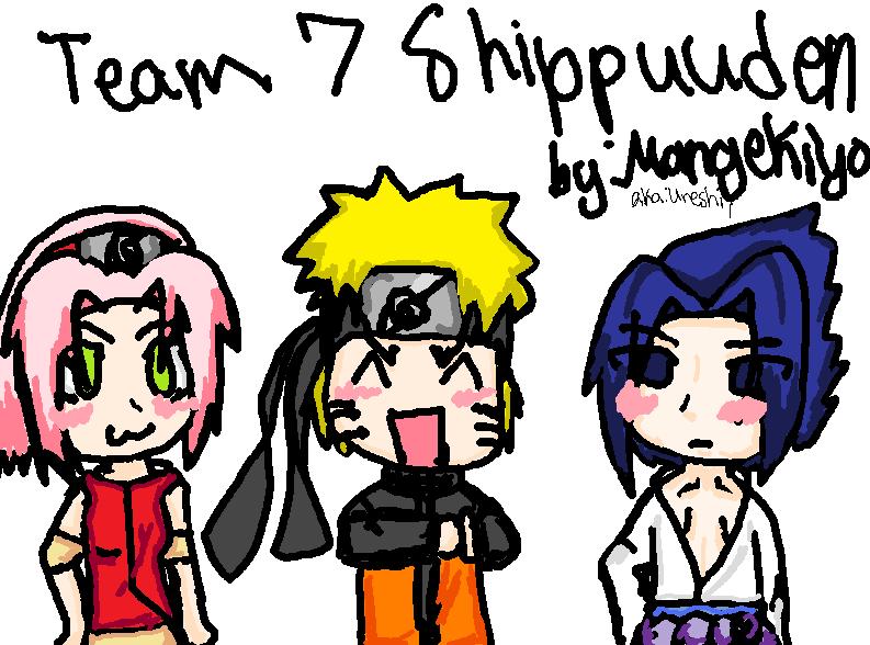 Team 7 sHIPPUUDEN CHIBIS