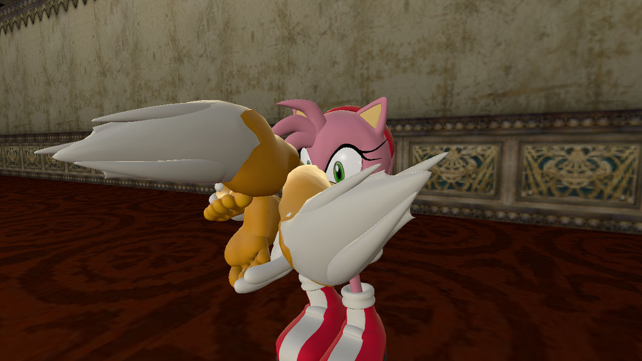 Amy Eating Amy eating Tails by GreenShyGal on DeviantArt