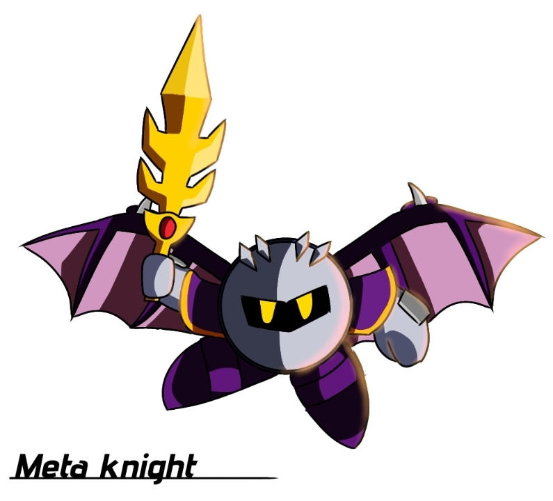 Meta knight by Thecrystalkirby1 on DeviantArt