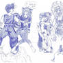China Couple 2 Sketch