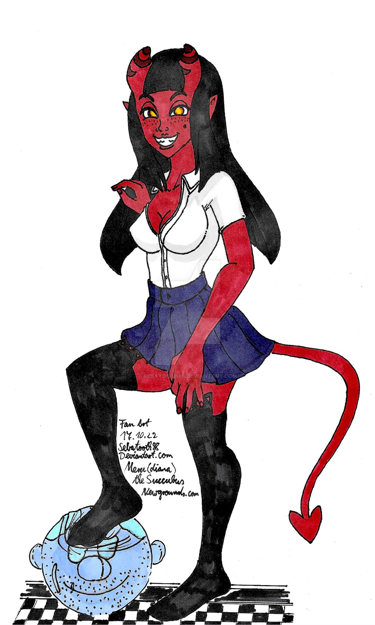 Meru the Succubus by Sebatooth88 on DeviantArt