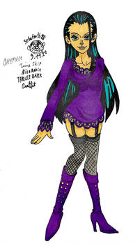 Time skip Nico Robin Thriller Bark Outfit