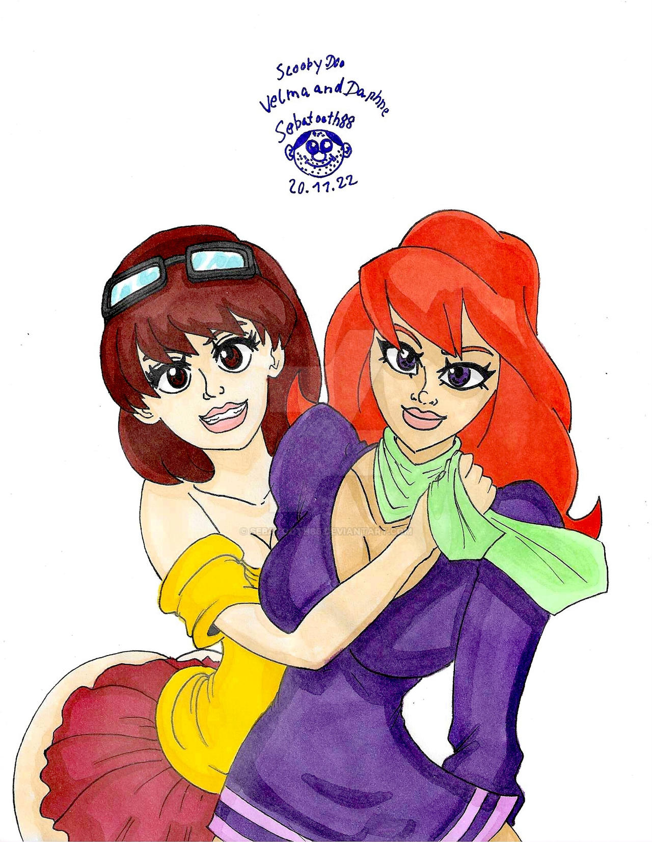 Velma And Daphne By Sebatooth88 On DeviantArt velma-and-daphne-by-sebatooth88-on-deviantart