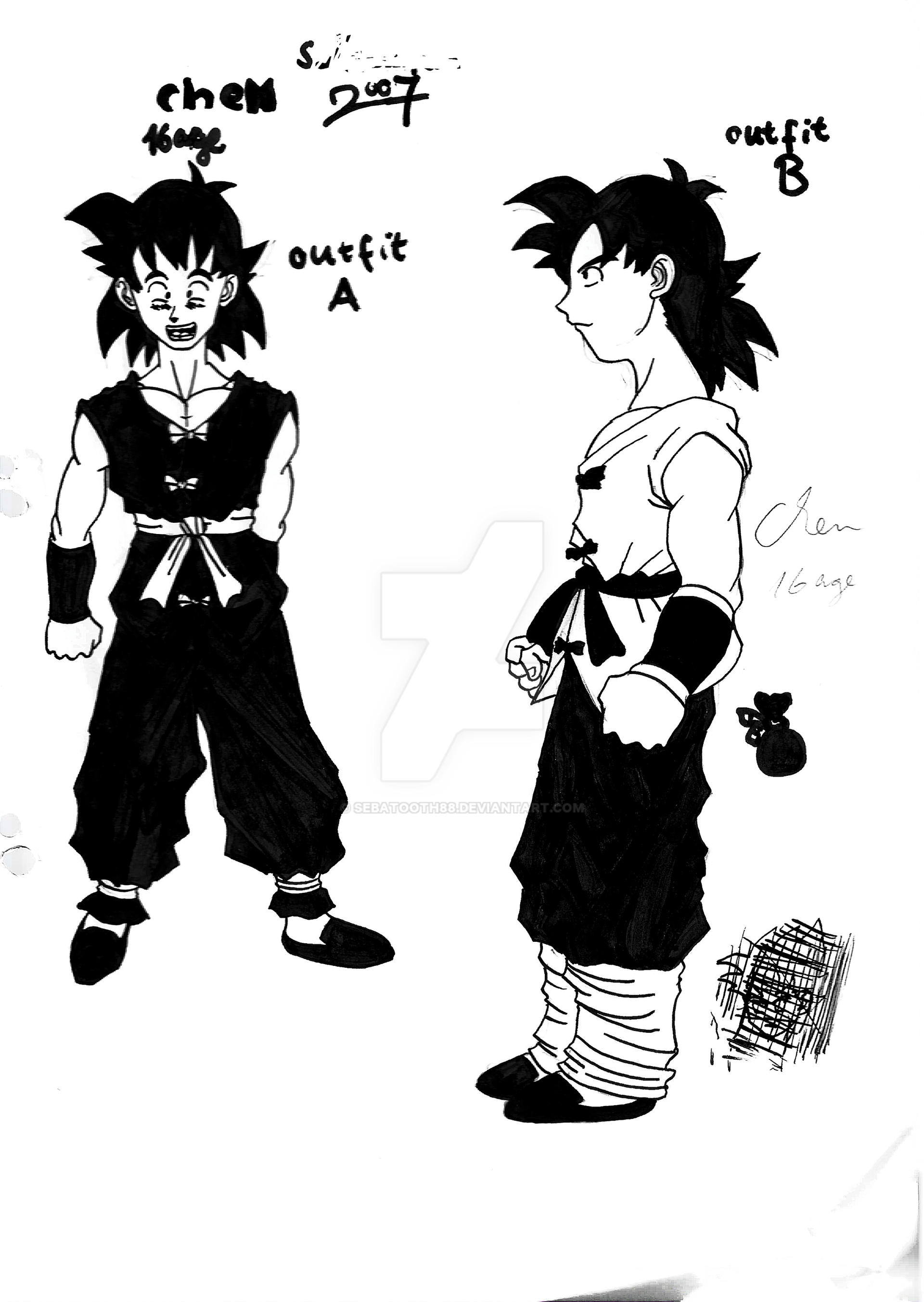 Dragon Chen Charackter Sketch #2 2000-2020.