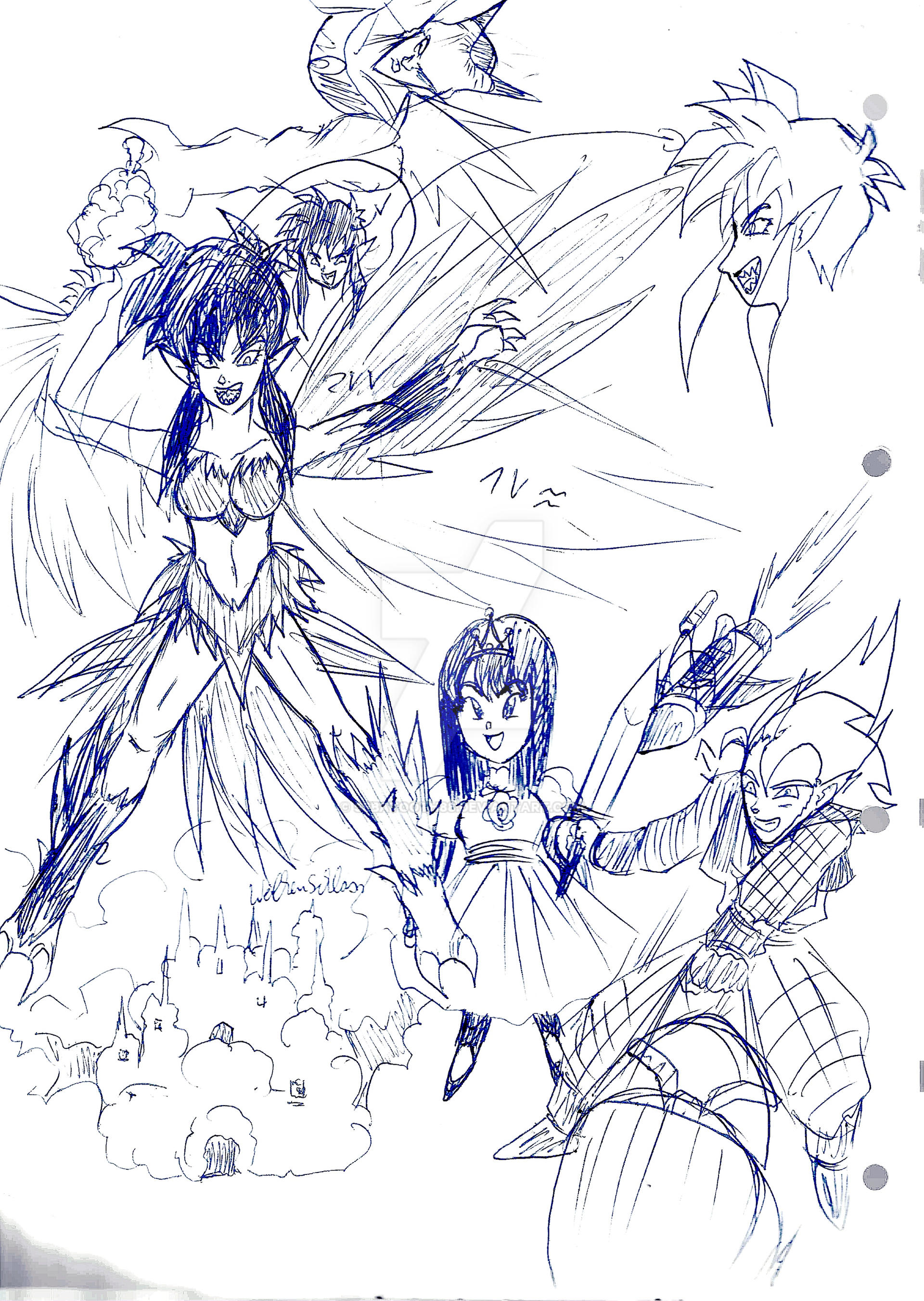Dragon Chen Charackter Sketch #12 2000-2020.