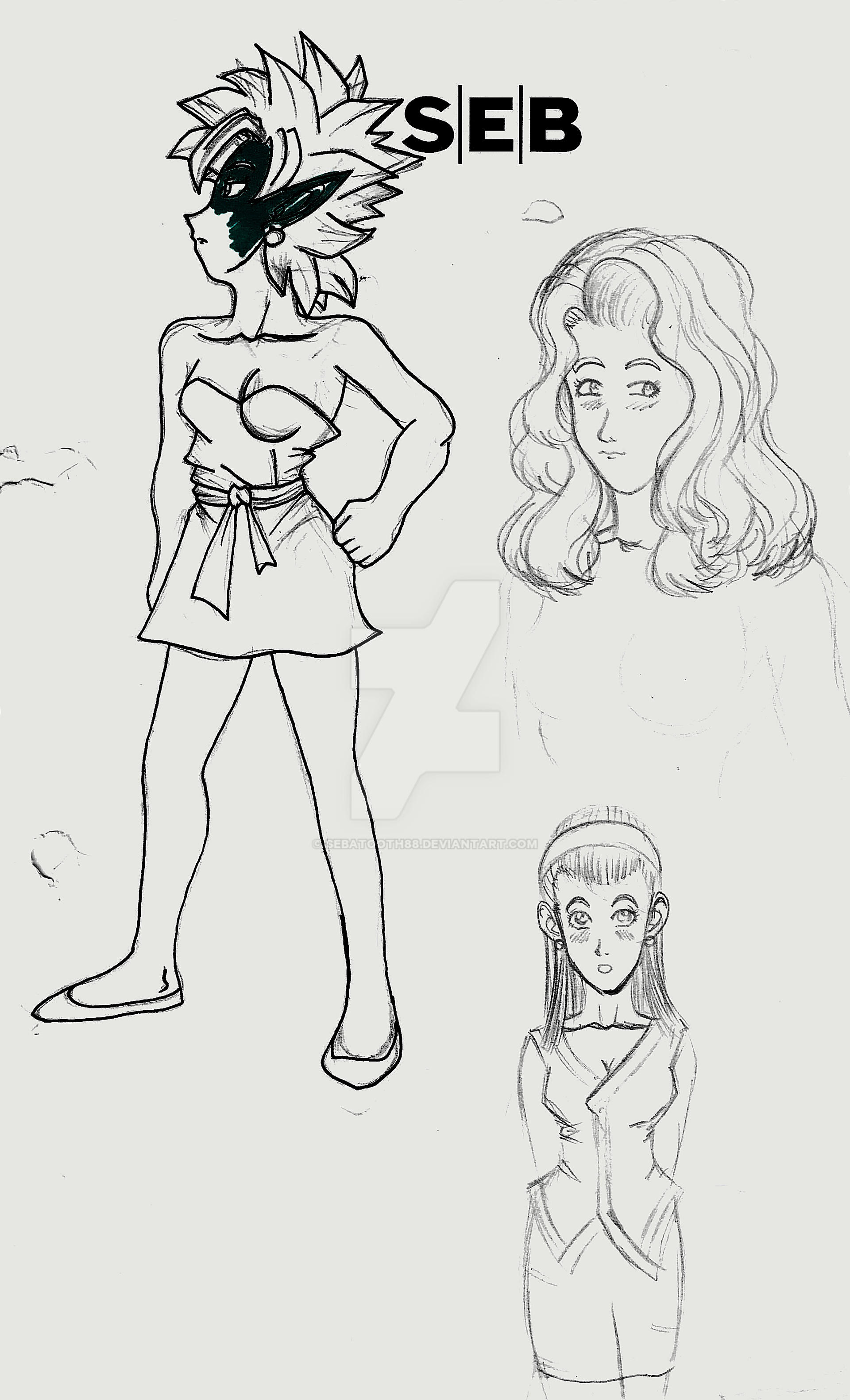 Dragon Chen Charackter Sketch #20 2000-2020.