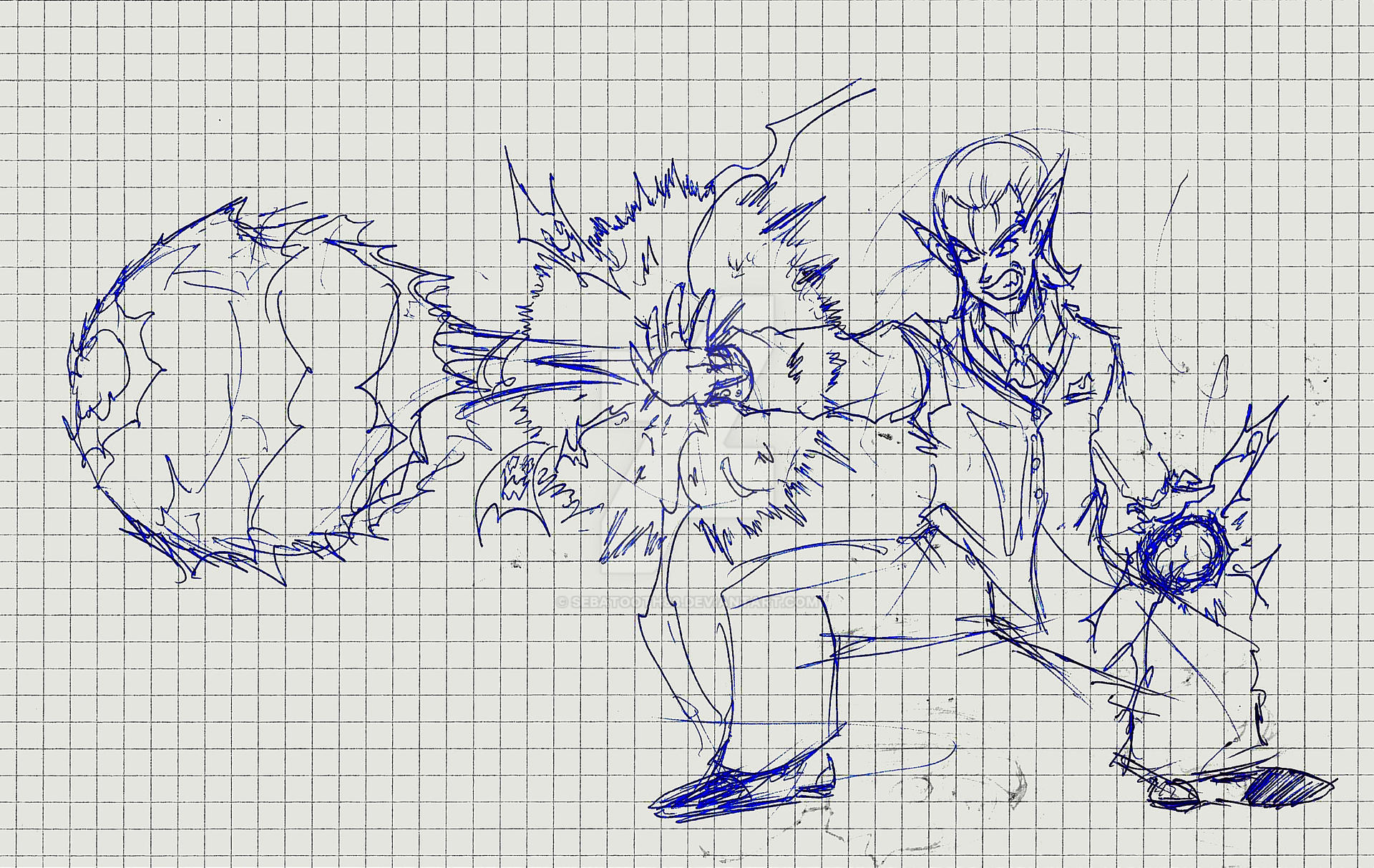 Dragon Chen Charackter Sketch #22 2000-2020.