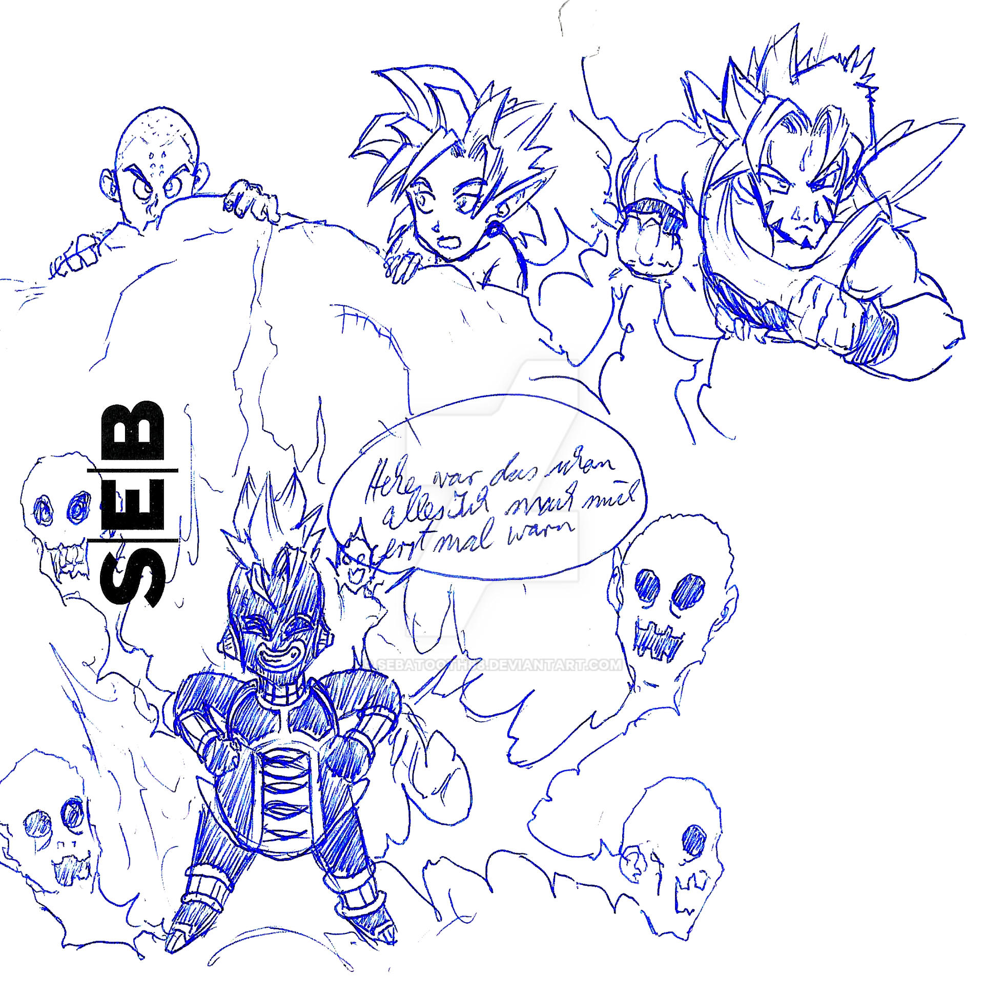 Dragon Chen Charackter Sketch #31 2000-2020.