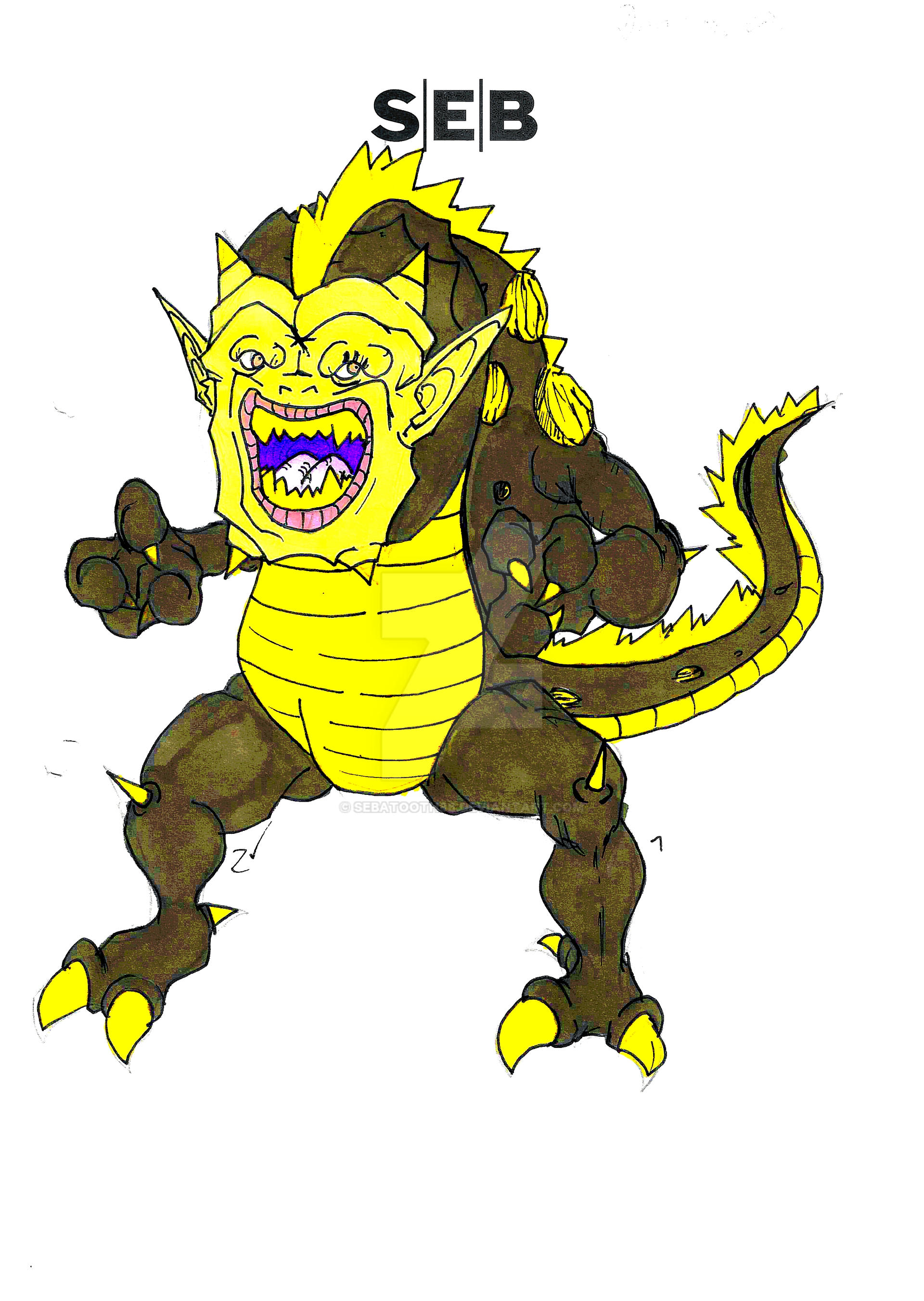 Dragon Chen Charackter Sketch #33 2000-2020.