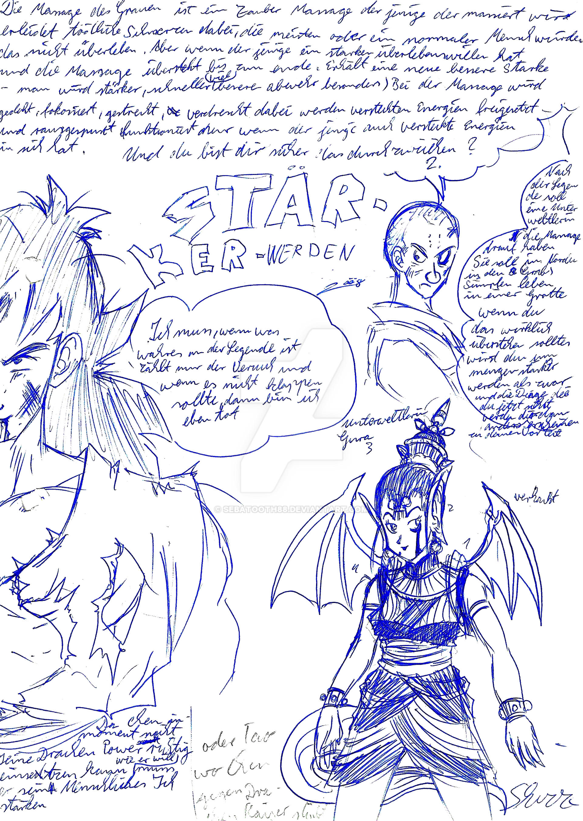 Dragon Chen Charackter Sketch #37 2000-2020.