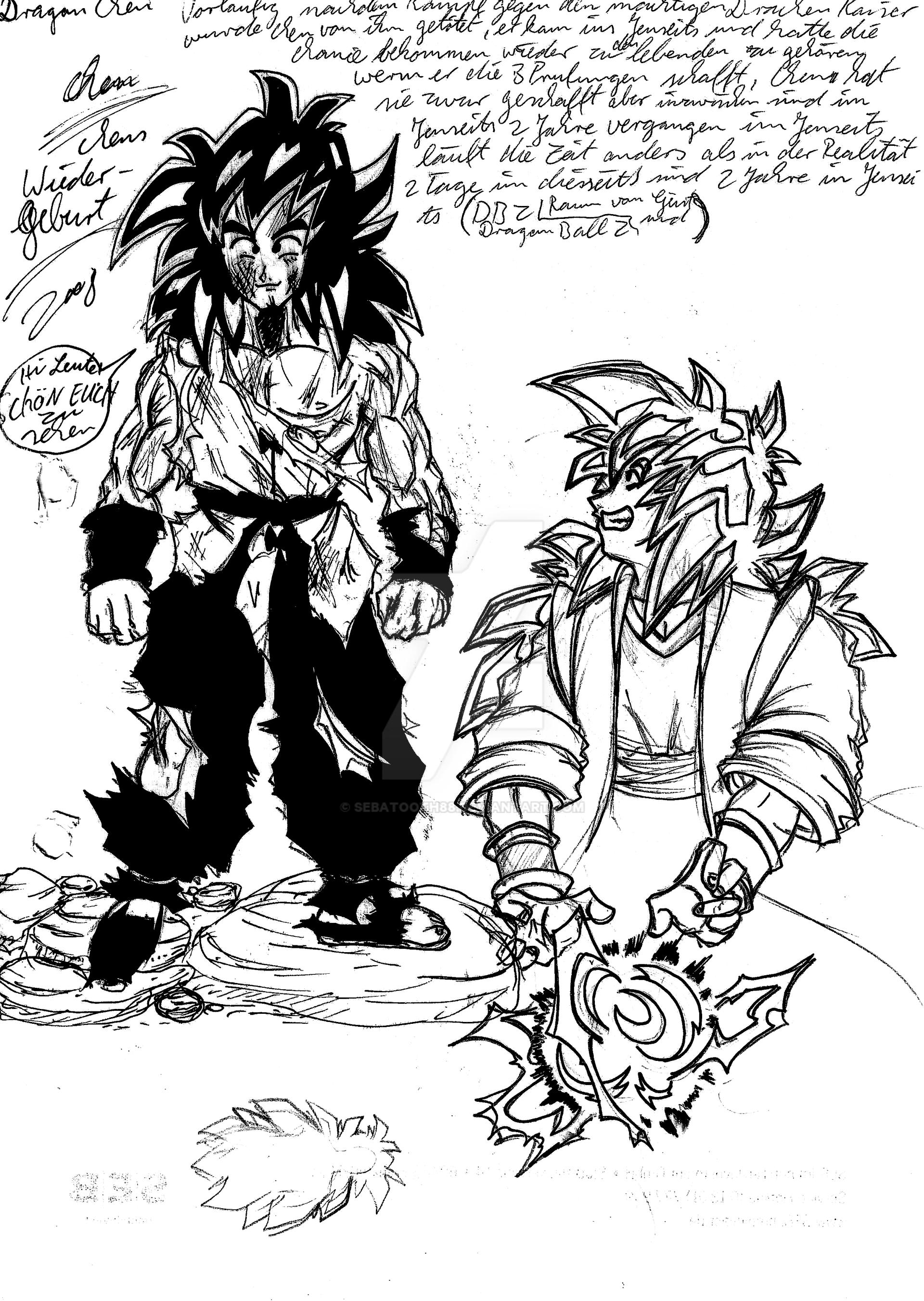 Dragon Chen Charackter Sketch #46 2000-2020.