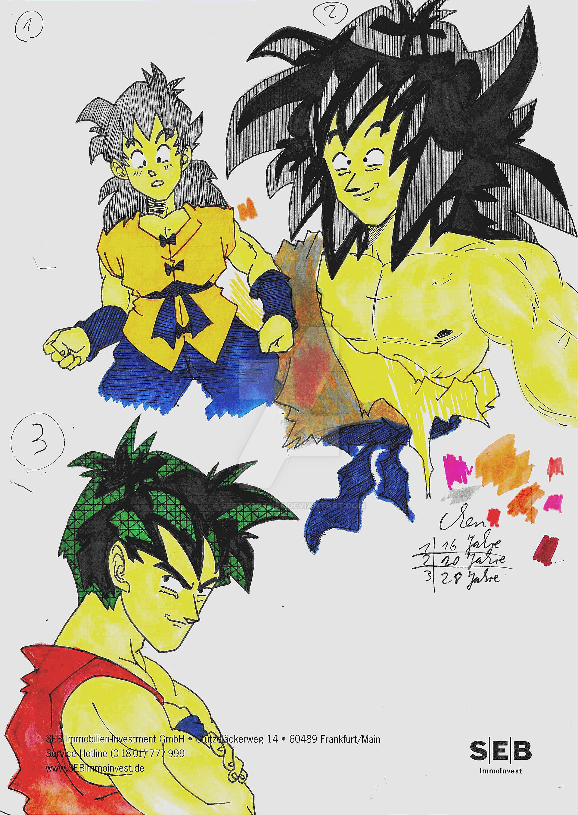 Dragon Chen Charackter Sketch #65 2000-2020.