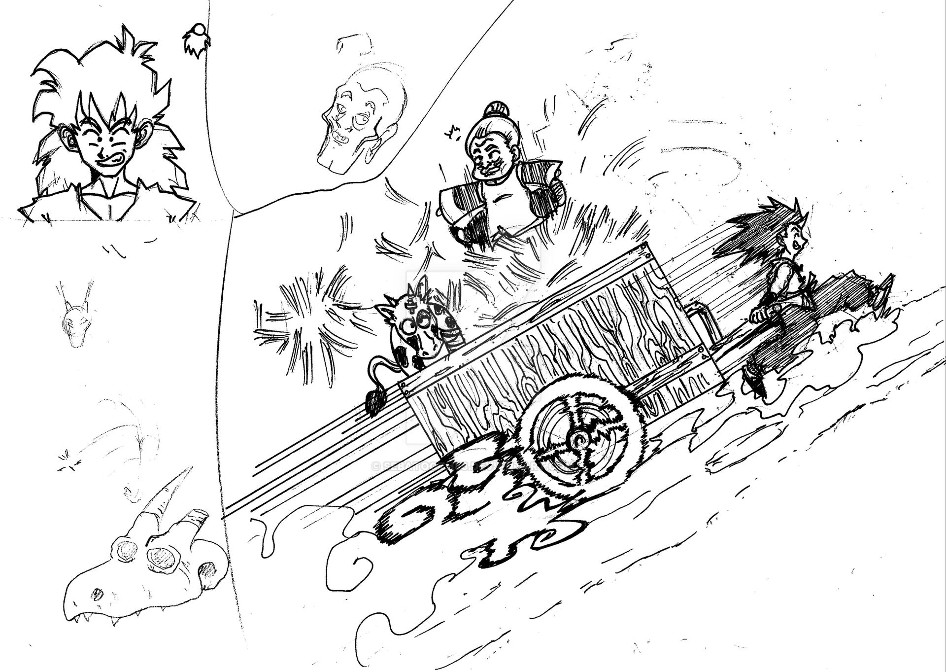 Dragon Chen Charackter Sketch #69 2000-2020.