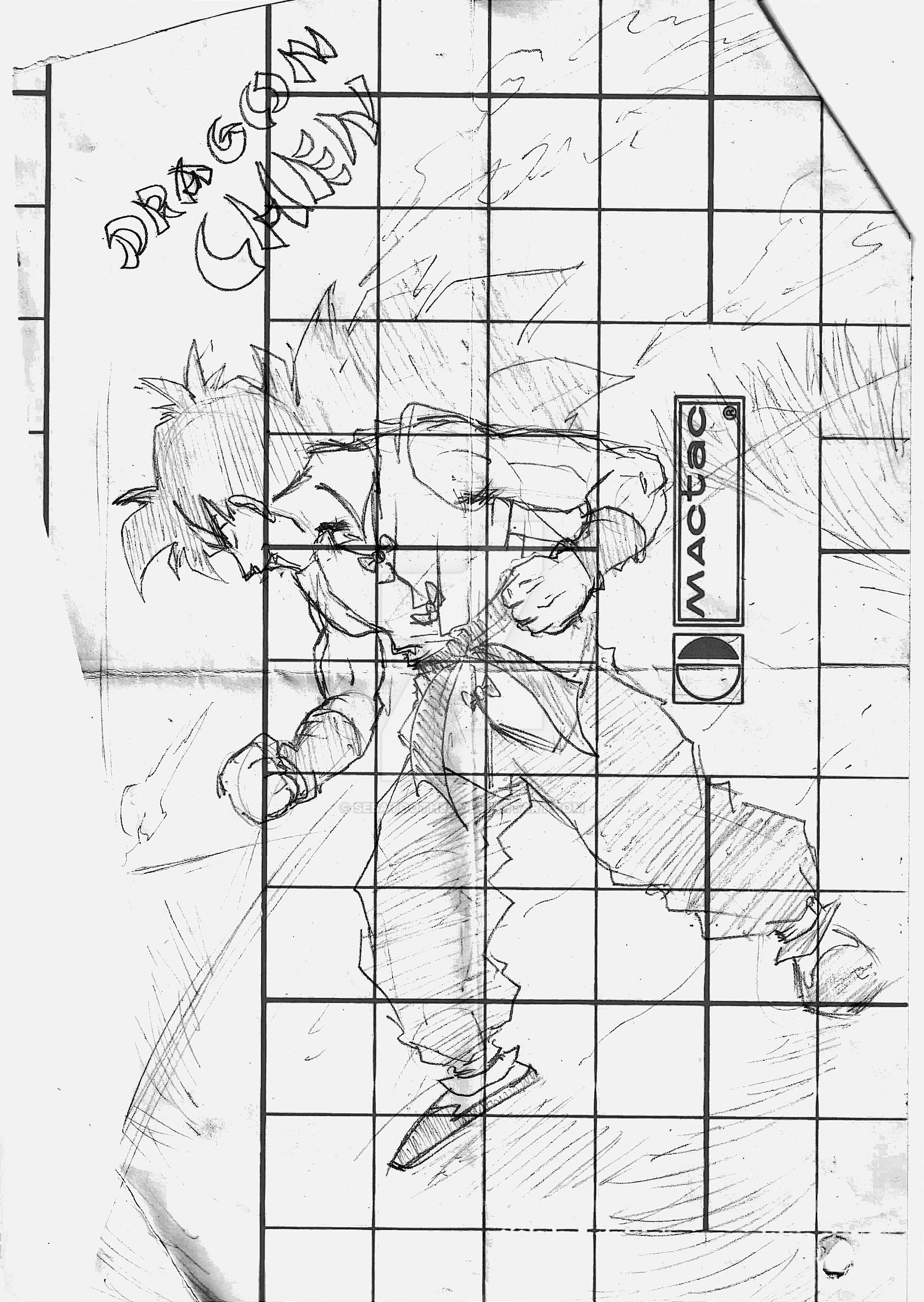 Dragon Chen Charackter Sketch #82 2000-2020.