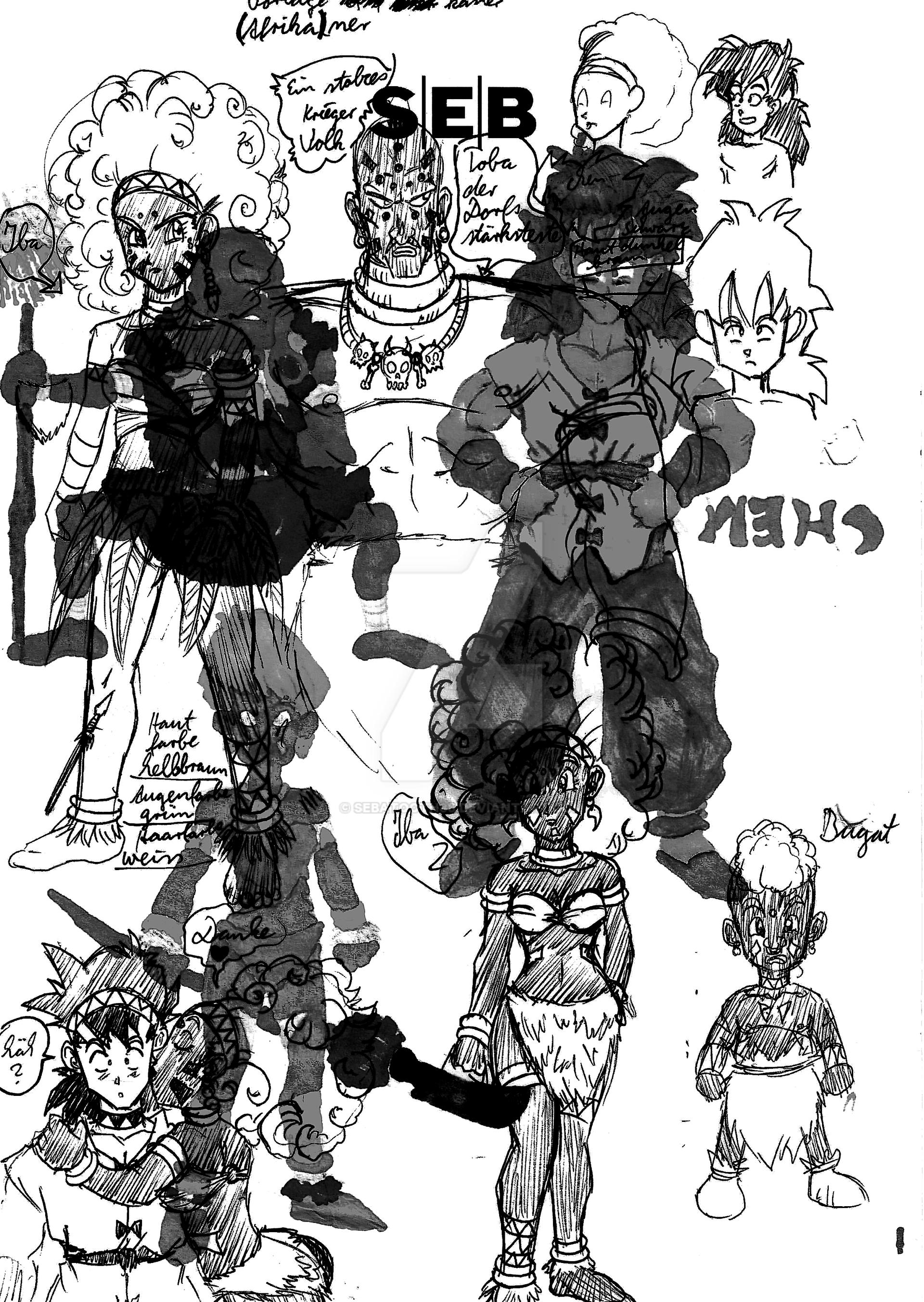 Dragon Chen Charackter Sketch #84 2000-2020.